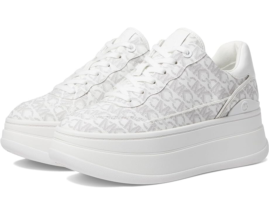 Кроссовки MICHAEL Michael Kors Hayes Lace Up, цвет Optic White Multi