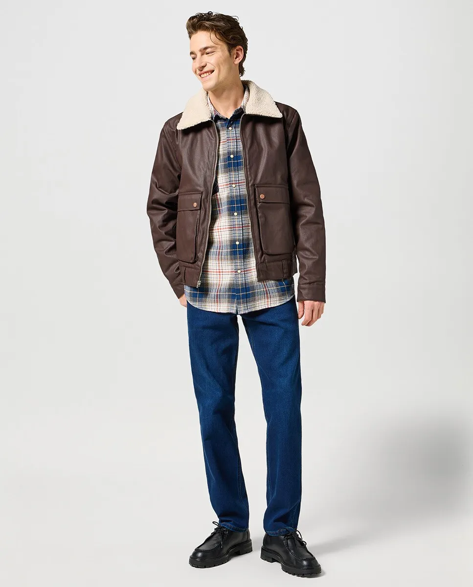 

Мужские джинсы с 5 карманами Greensboro Wrangler, цвет Azul Índigo