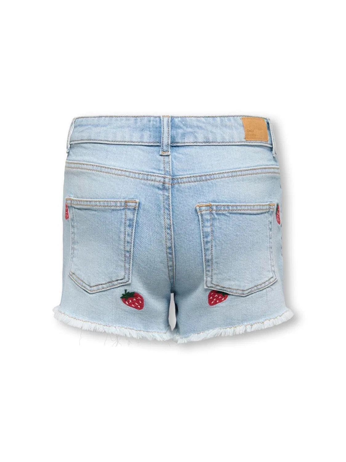Шорты джинсовые с вышивкой KIDS ONLY, light blue denim — фото 2