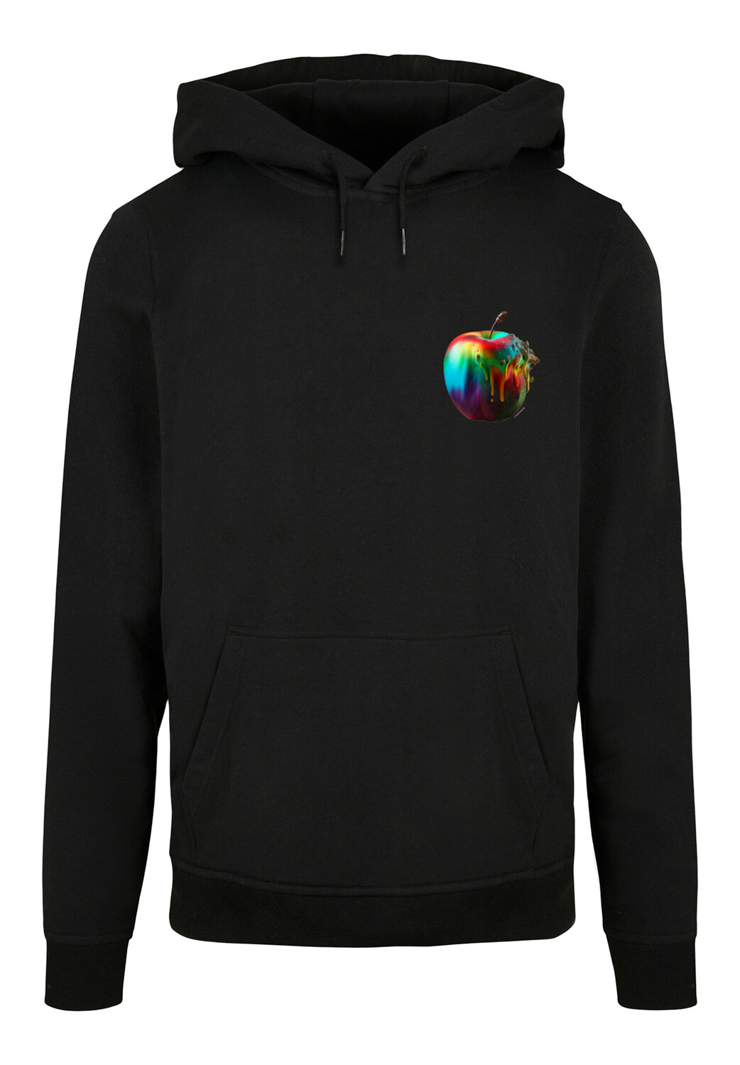 

Пуловер F4NT4STIC Basic Hoodie Colorfood Collection Rainbow Apple, черный