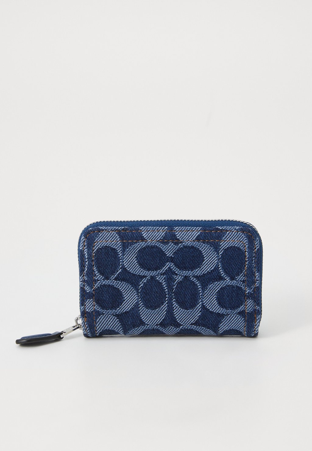 

Кошелек SIGNATURE ESSENTIAL SMALL ZIP AROUND CARD CASE COACH, темно-синий