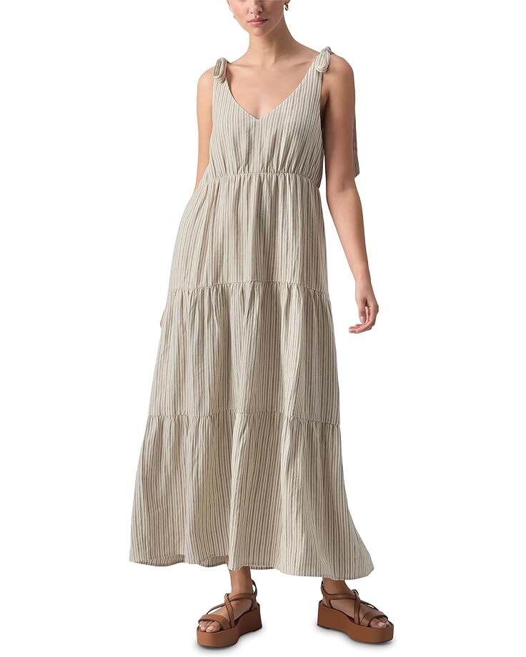 

Платье Sanctuary Move Your Body Striped Maxi, цвет Eco Olive Stripe