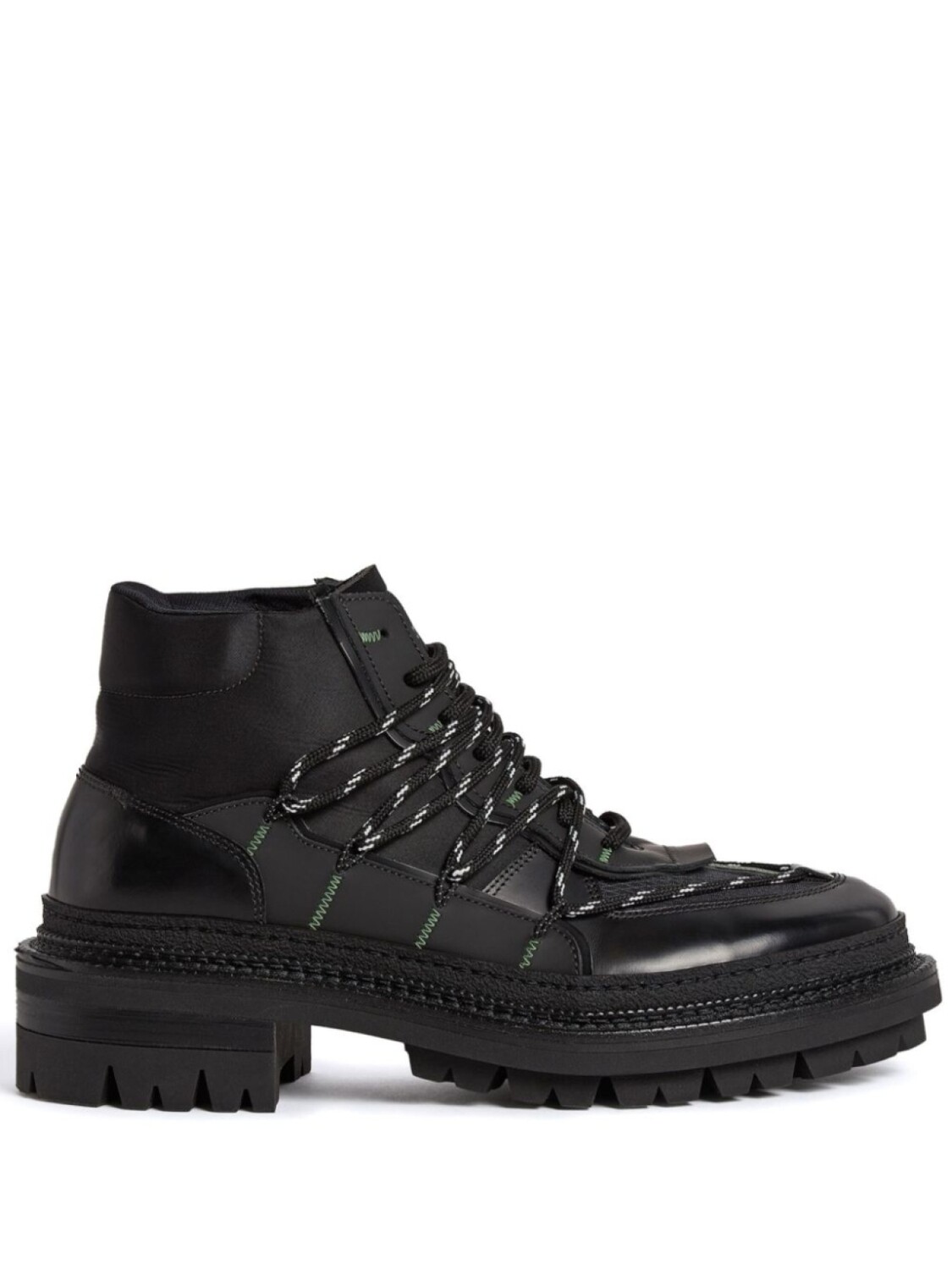 

DSQUARED2 ботинки со вставками, черный