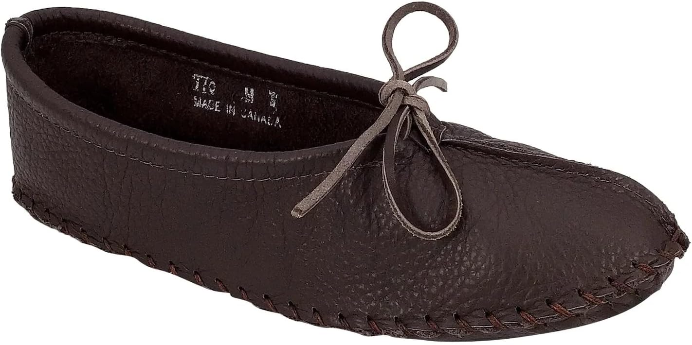 

Мокасины-балетки для мужчин из буйволиной кожи от Laurentian Chief, Fudge