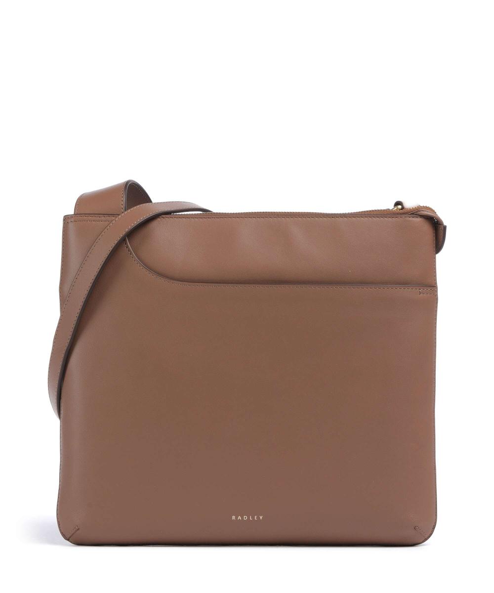 

Карманы сумка через плечо из мелкозернистой кожи Radley London, коричневый