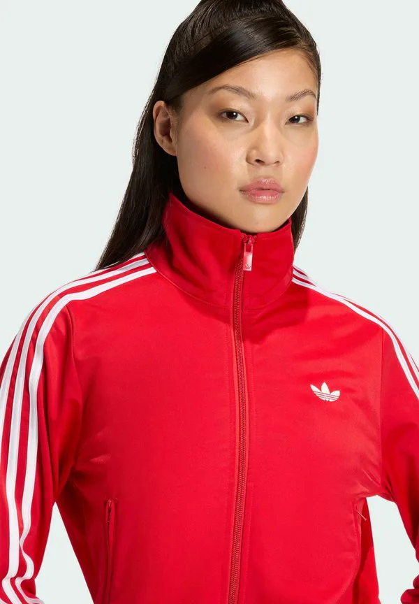 Классическая тренировочная куртка firebird Adidas Originals, Better Scarlet/White — фото 3