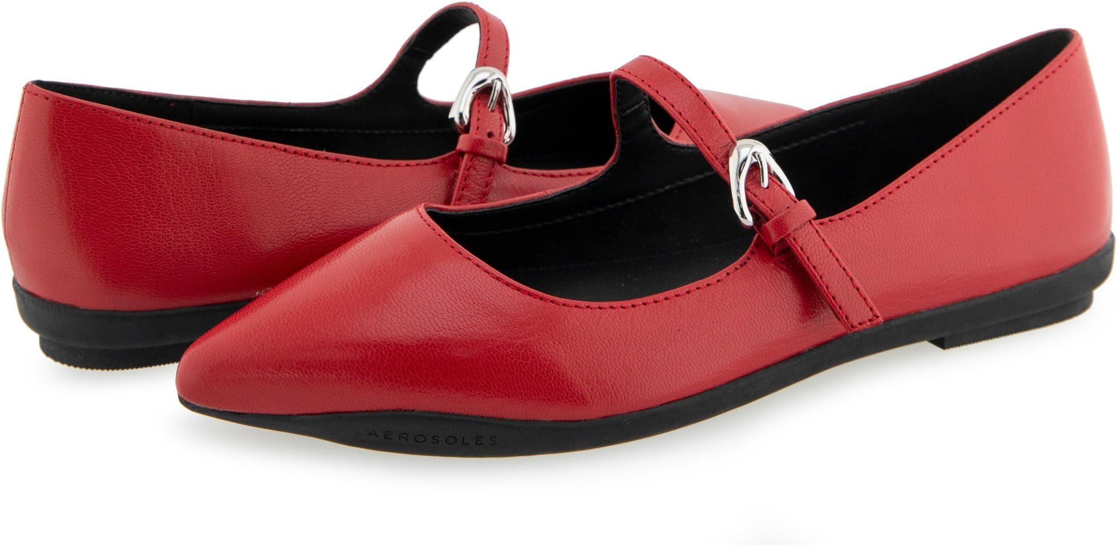 Балетки Aerosoles Diva, цвет Racing Red Shiny Leather