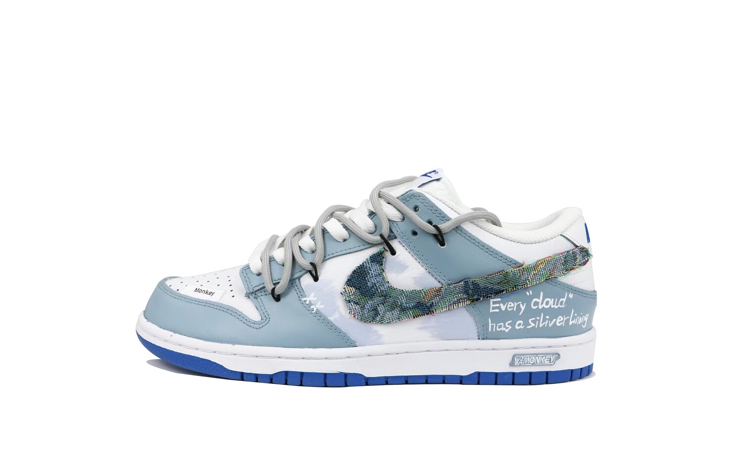 

Кроссовки Nike Dunk Skateboarding Shoes Men Low-top White, цвет Happy Bay