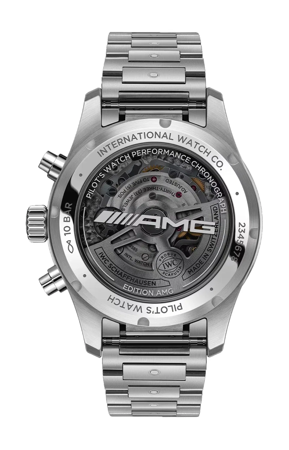 Пилотские часы Performance Хронограф 41 AMG - IW388304 IWC SCHAFFHAUSEN, черный — фото 2
