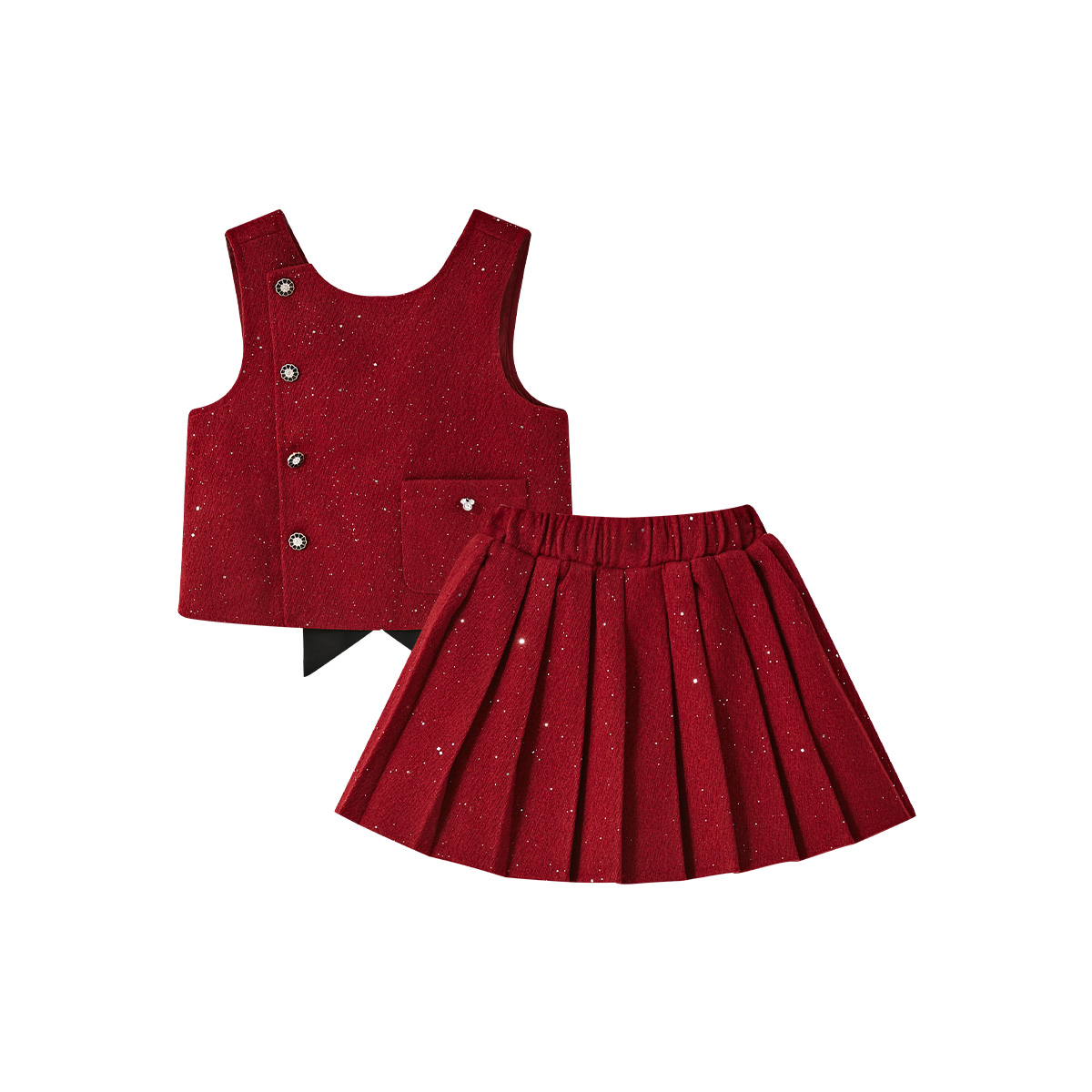 

Детский комплект из юбки Disney, Burgundy