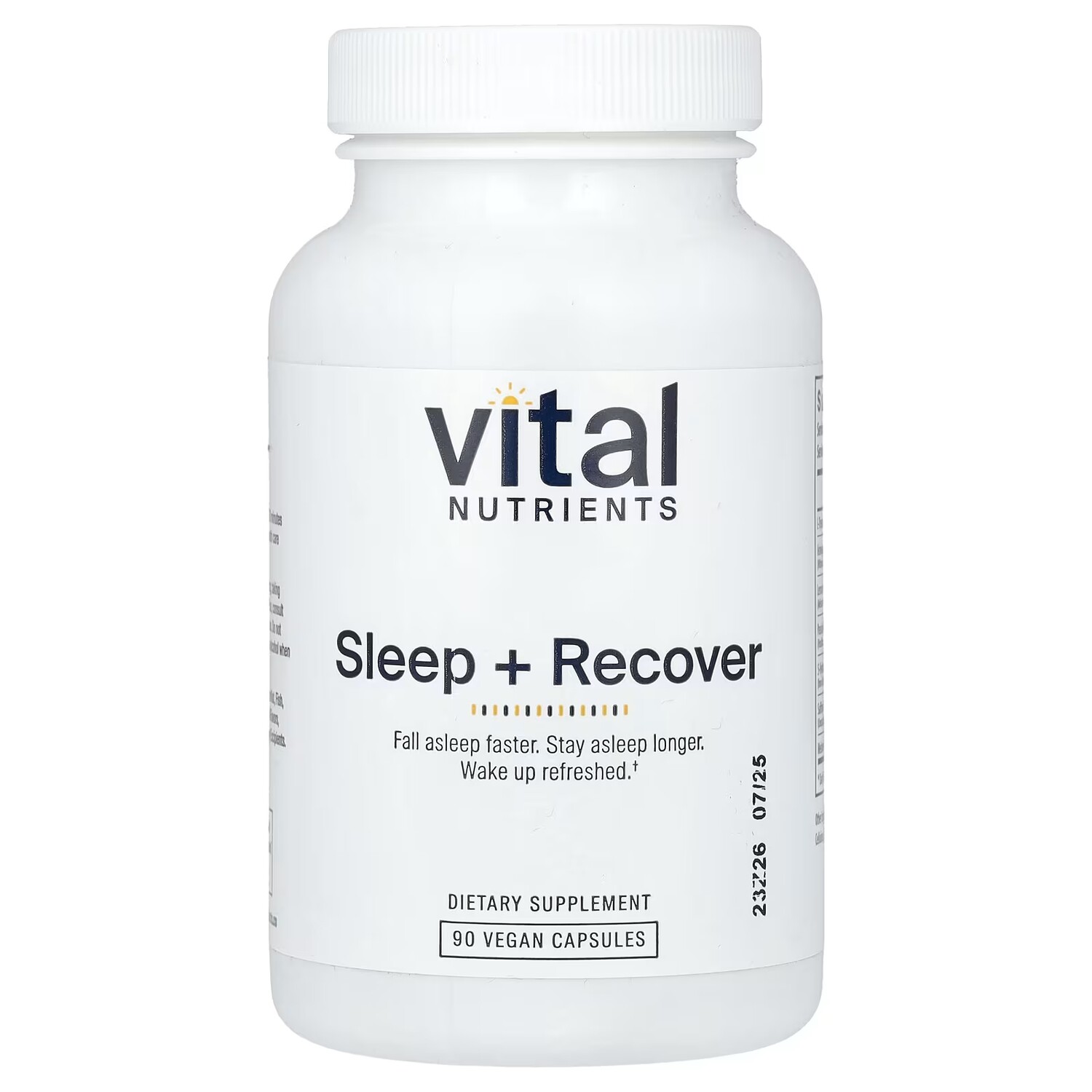 

Добавка Vital Nutrients Sleep + Recover, 90 веганских капсул
