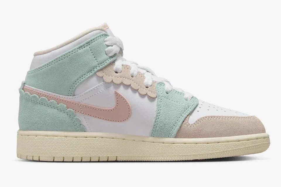 Детские кроссовки Air Jordan Mid DZ531- GS, разноцветные, в стиле Lifestyle, HTAT85 — фото 2