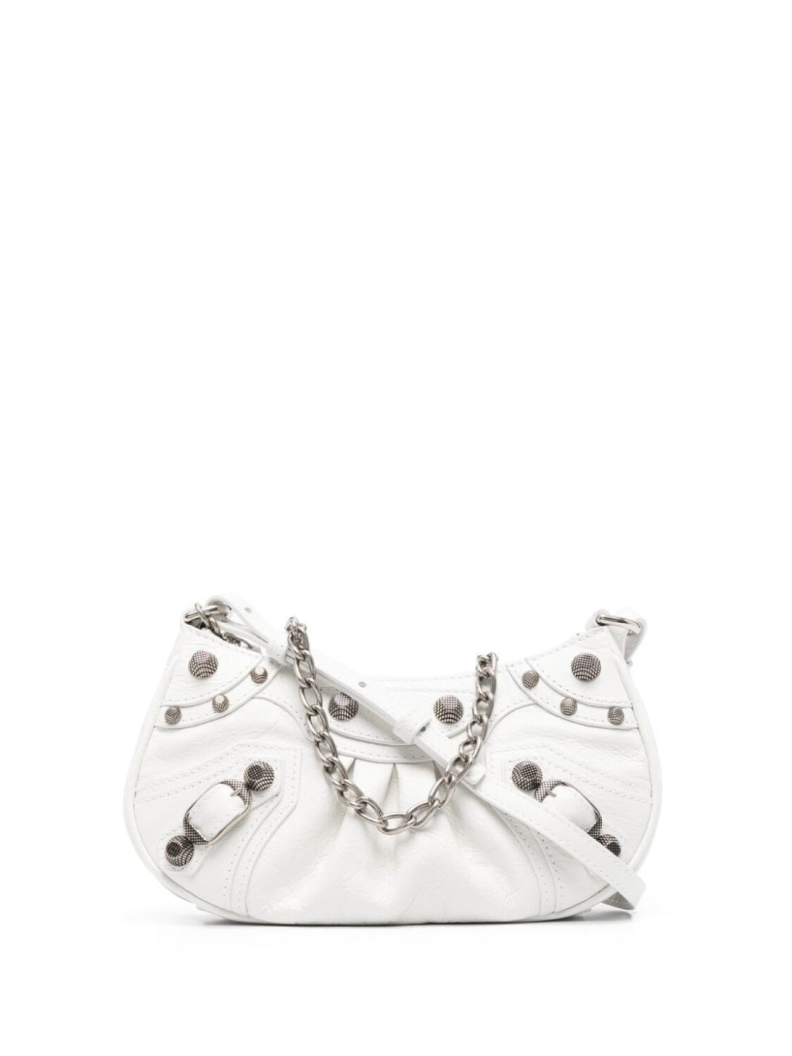 

Мини-сумка Balenciaga Le Cagole с тиснением, белый
