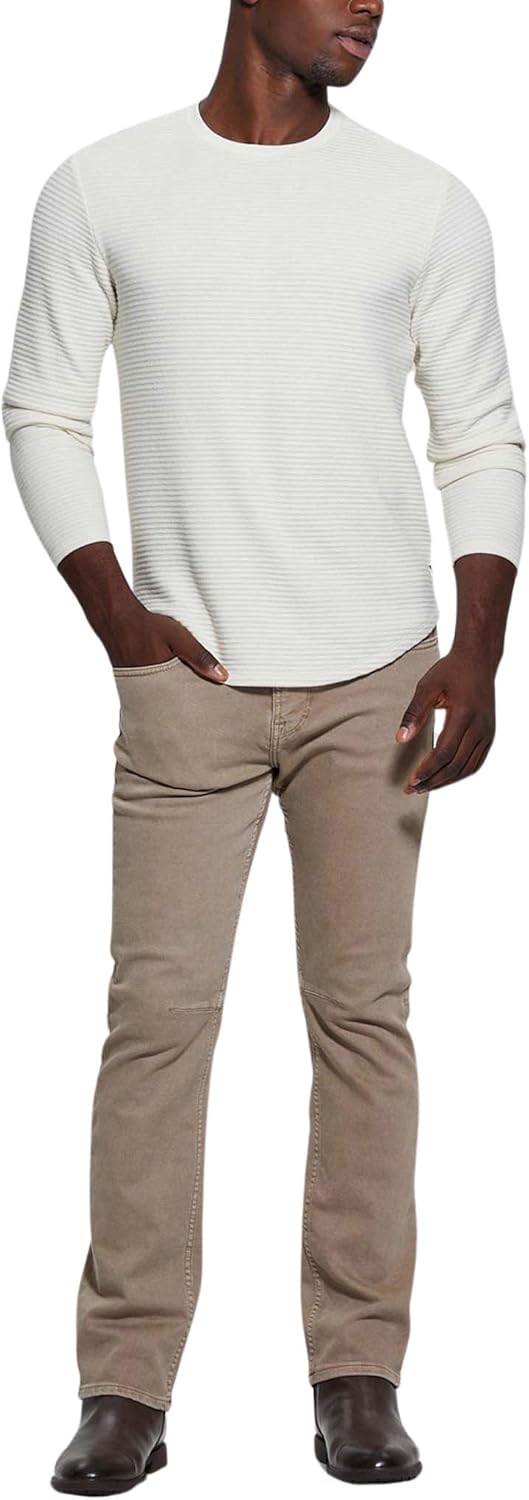 

GUESS Мужская длинная футболка Hudson Linear Texture, Quicksand, Бежевый, GUESS Мужская длинная футболка Hudson Linear Texture, Quicksand