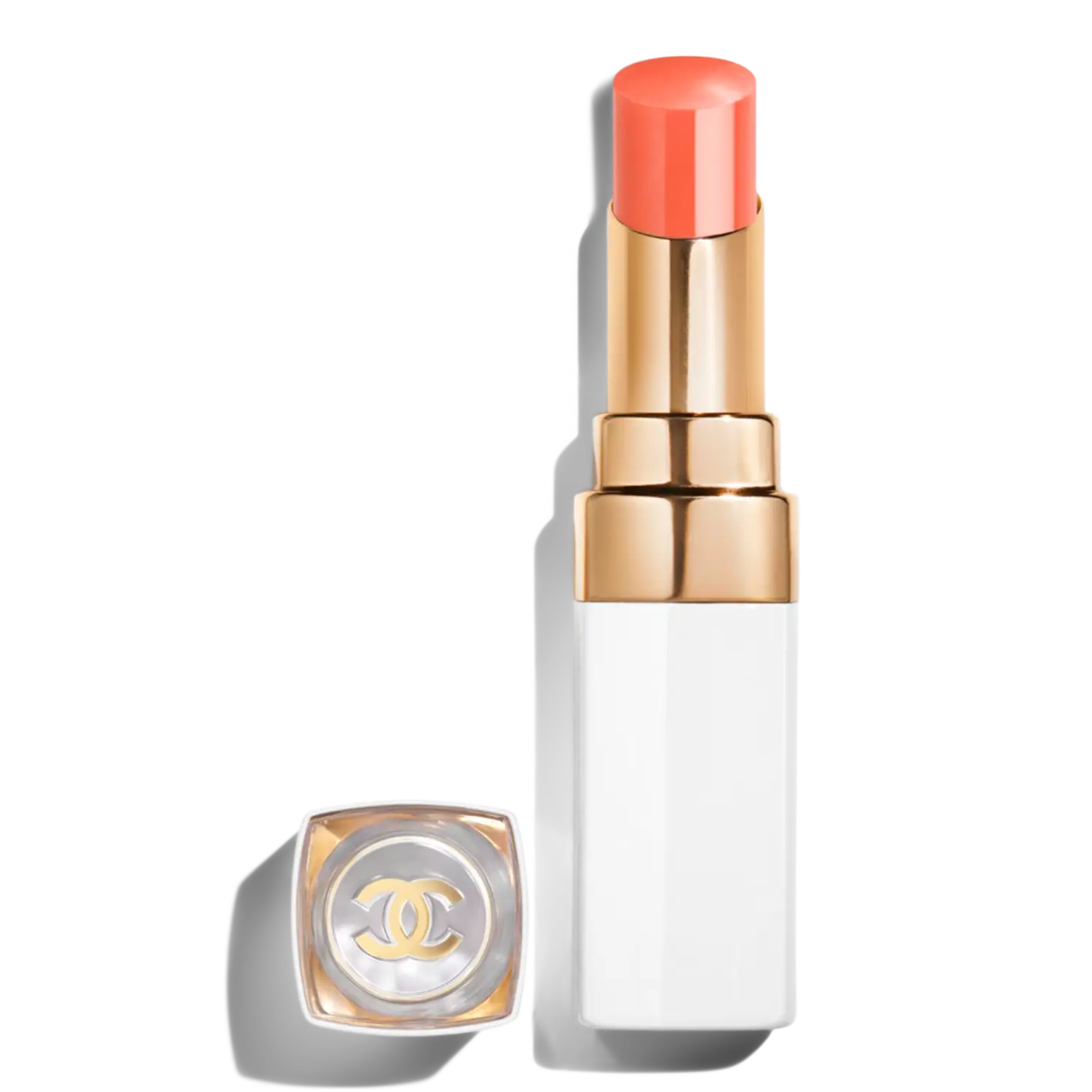 

Увлажняющий тонирующий бальзам для губ ROUGE COCO BAUME SHINE - возможность наслаивания цвета. CHANEL, TENDER PEACH (orange)