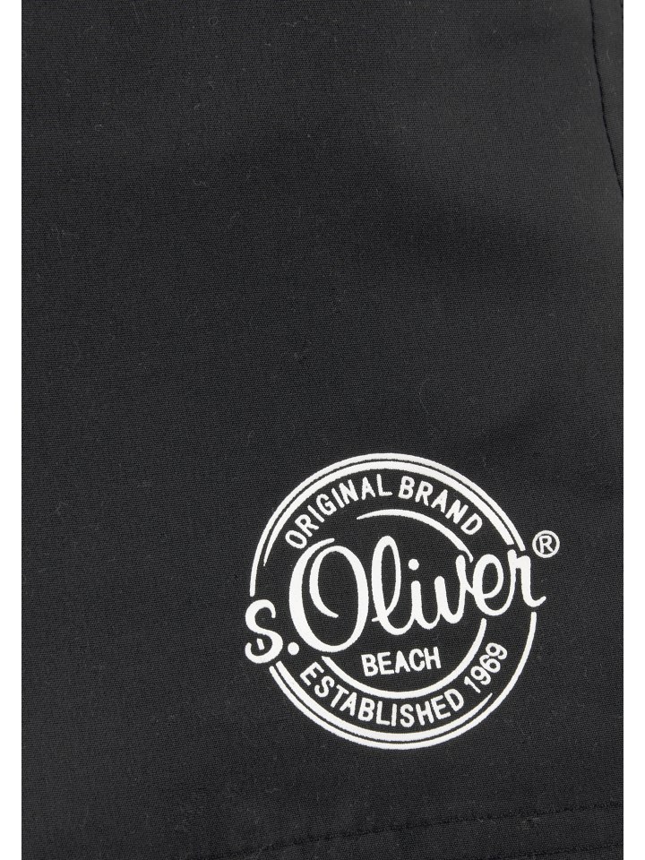 

s.Oliver Черные плавки