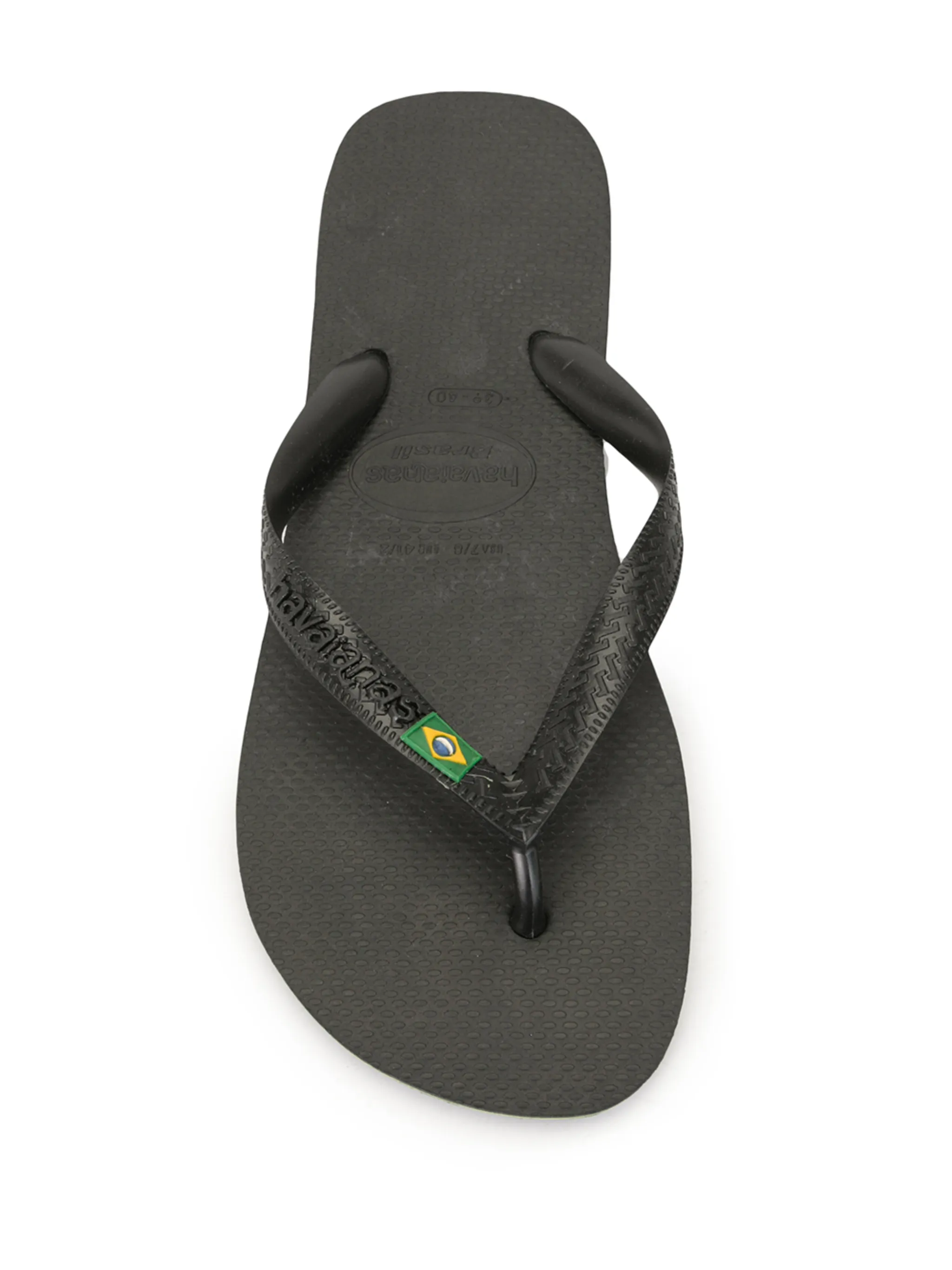 Вьетнамки с логотипом Havaianas, черный — фото 4