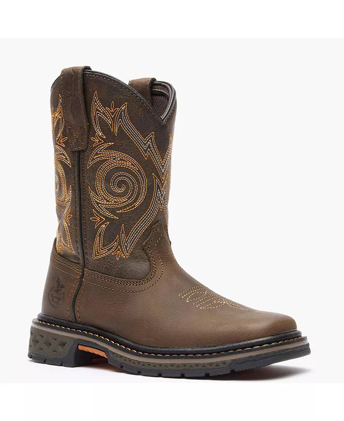 

Ботинки Boys Carbo-Tec LT Brown Pull on для мальчиков GEORGIA BOOT