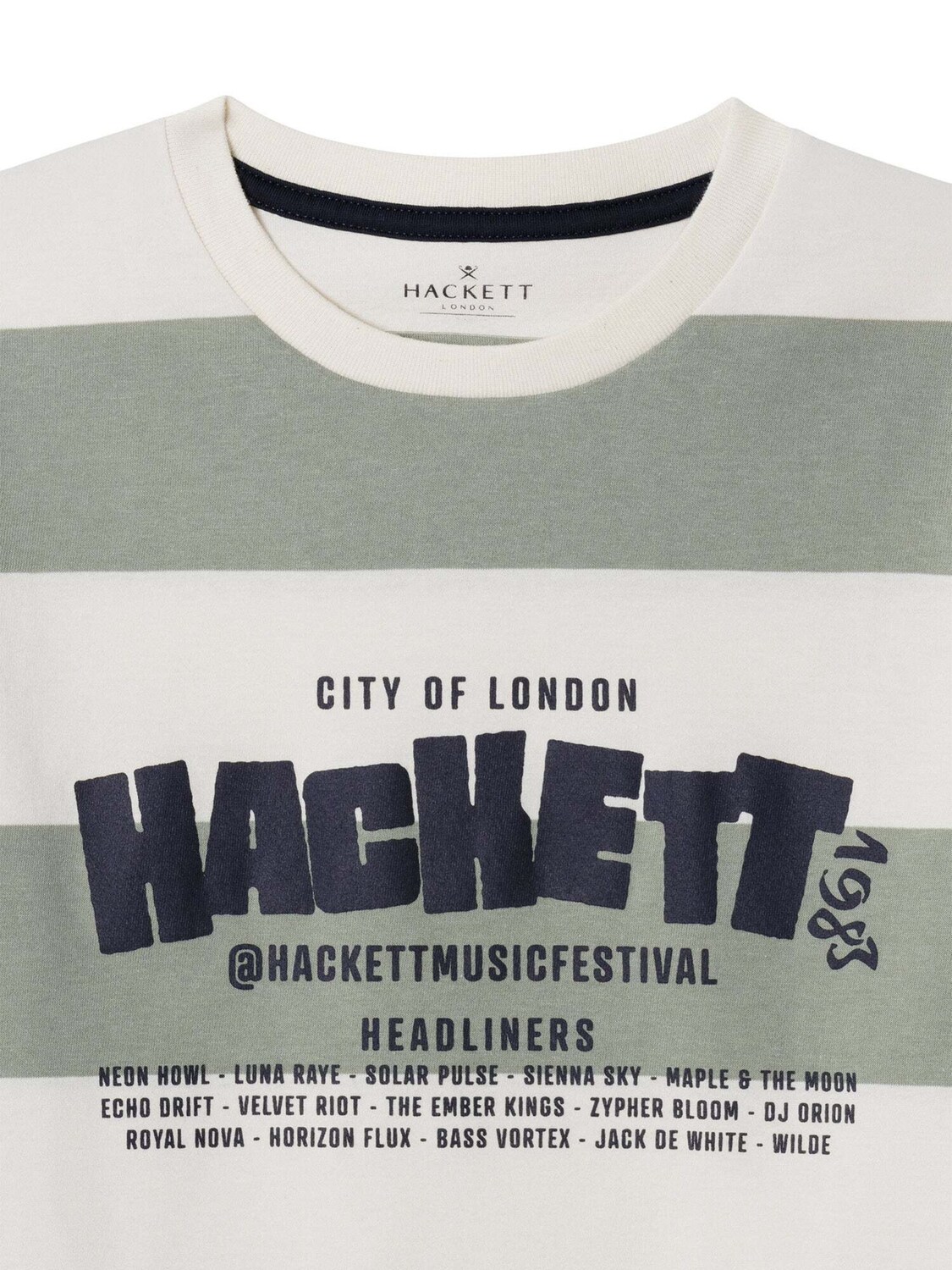 Hackett London Футболка 'Festival' в светло-зеленом цвете — фото 3