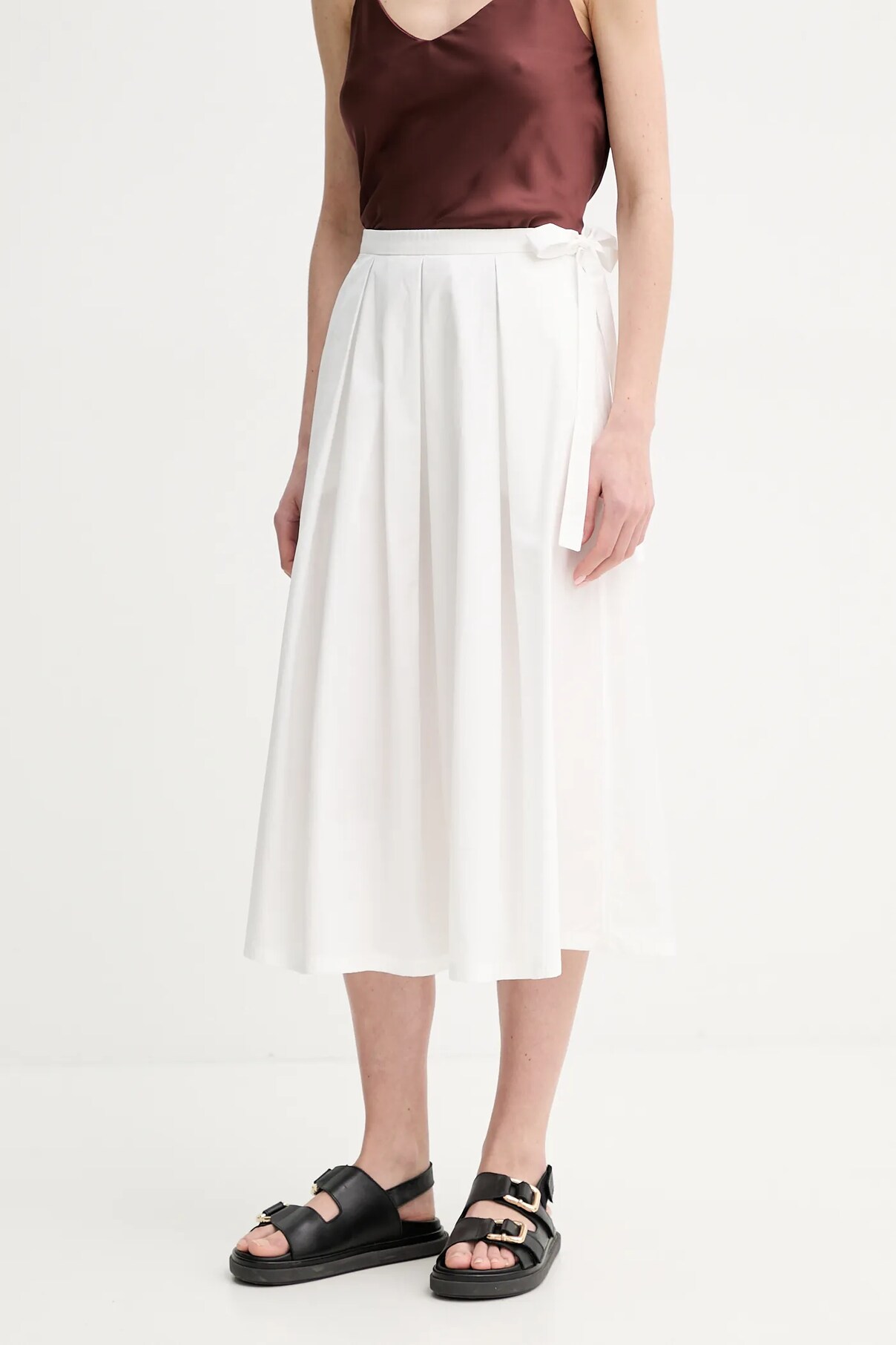 

Юбка из хлопка Weekend Max Mara, белый