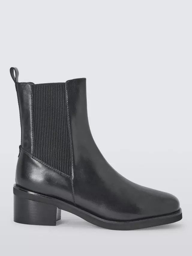 

Ботильоны John Lewis ANYDAY Palmer Leather Square Toe Chelsea, черный