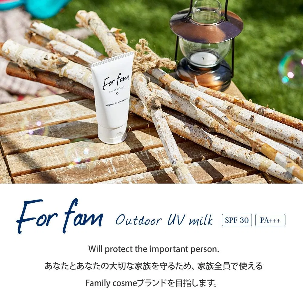 Солнцезащитный крем для тела For Fam SPF30 PA+++, 80 г, белый — фото 2