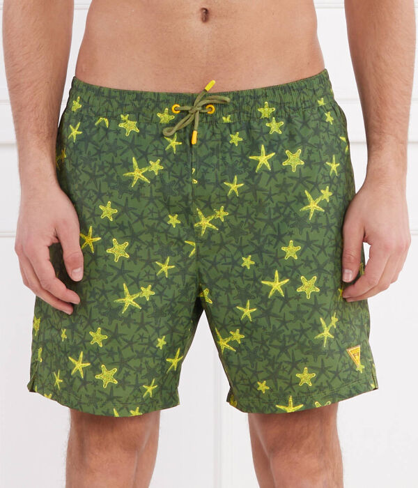 

Шорты для плавания Regular fit Guess Underwear, зеленый