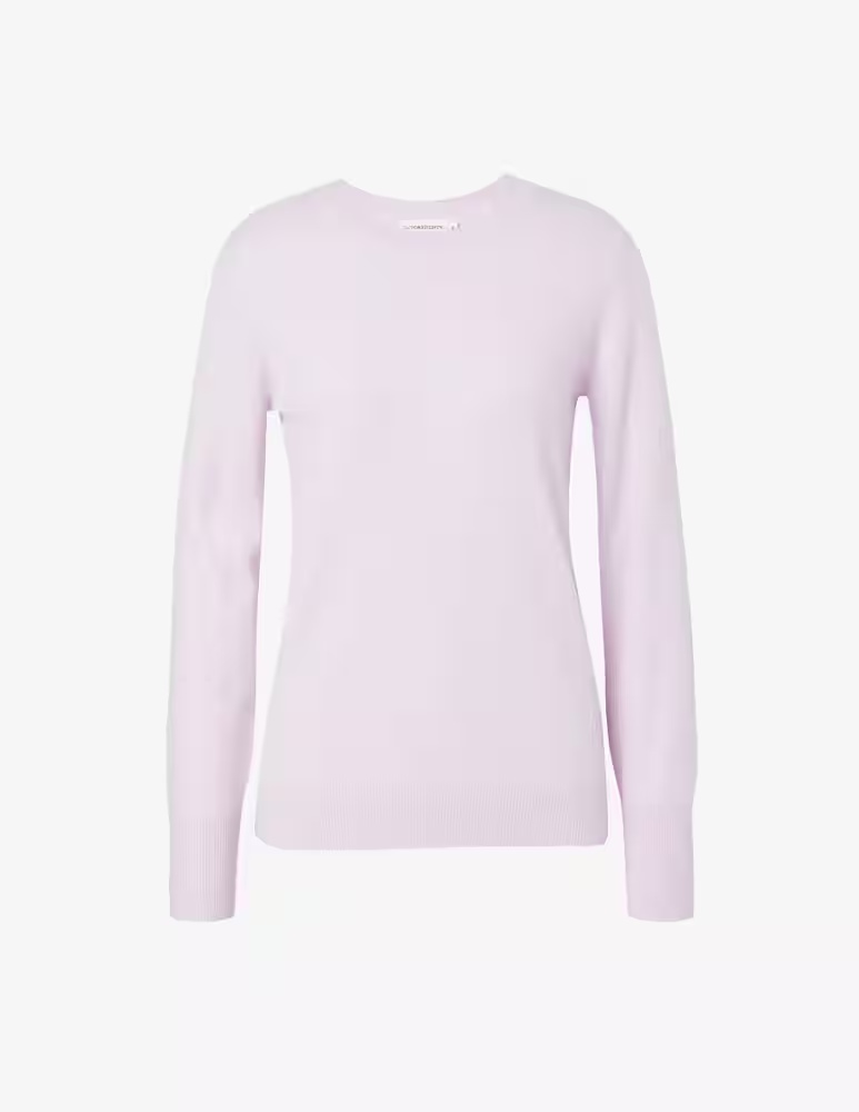 

Свитер с круглым вырезом и длинными рукавами Pure Cashmere, цвет Lilla Prism