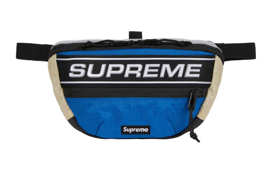 

Supreme Водонепроницаемая нейлоновая поясная сумка через плечо унисекс синий серый разноцветный