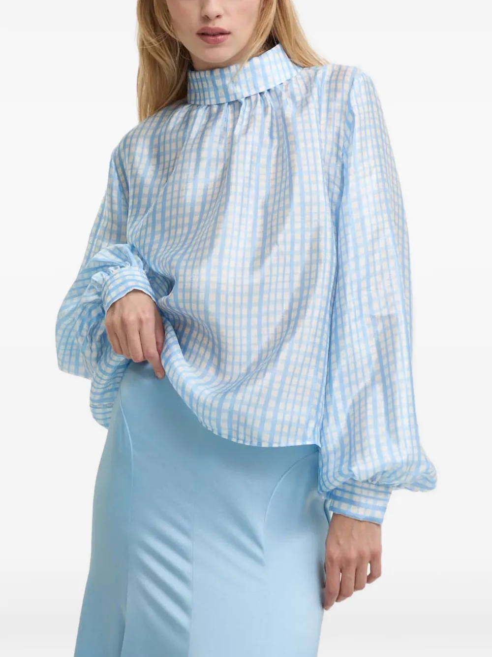 

Блузка в клетку Stine Goya, синий