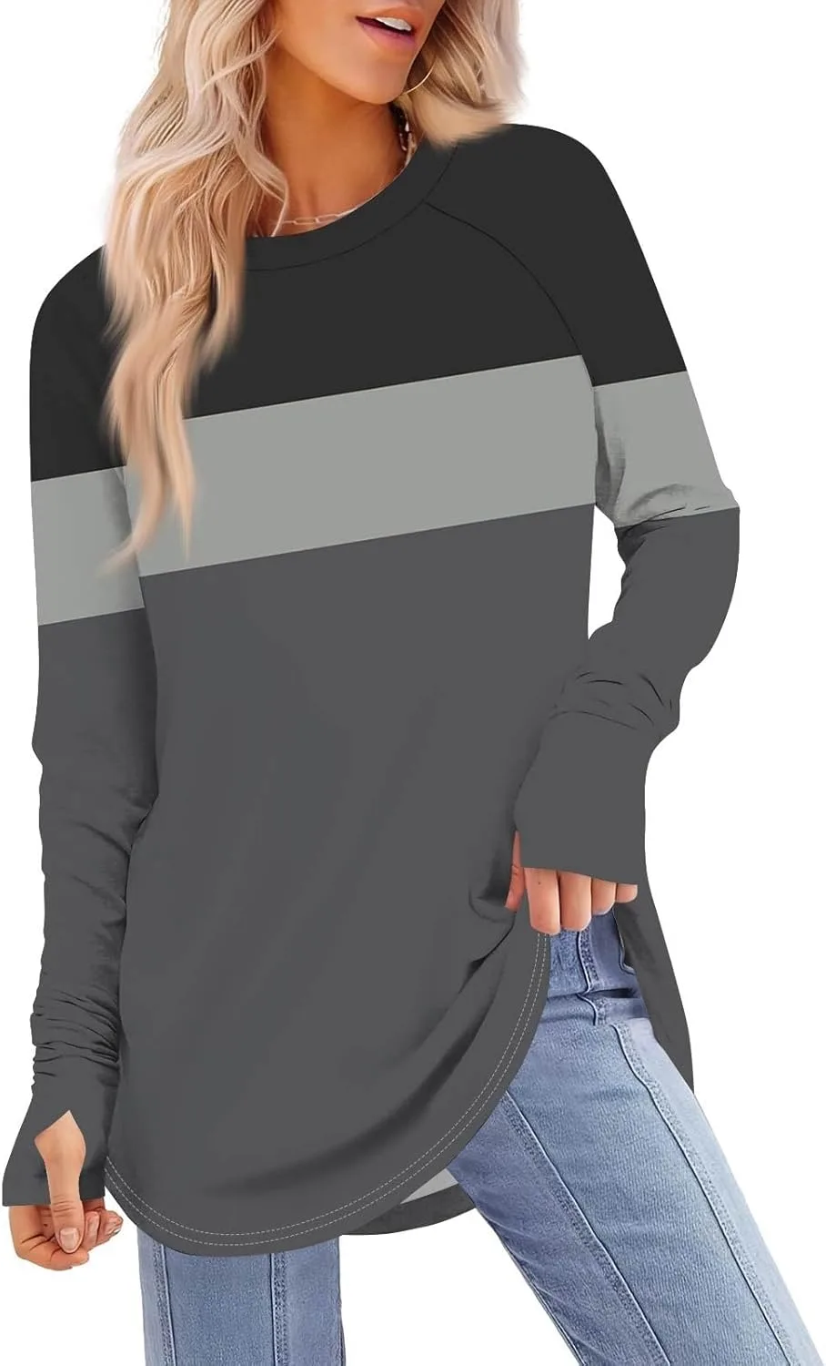 

Туника с длинными рукавами и отверстием для большого пальца FlekmanArt