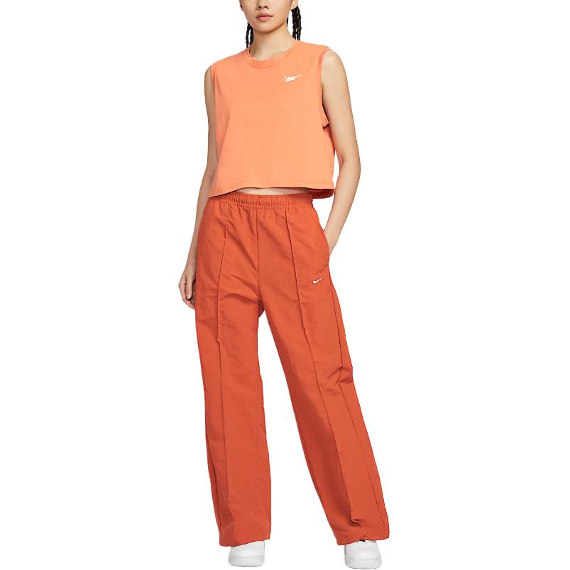 Футболка Sportswear Club женская soft orange Nike, мягкий оранжевый — фото 4