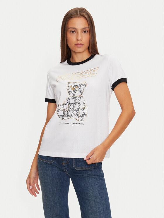 

Футболка стандартного кроя Guess, белый