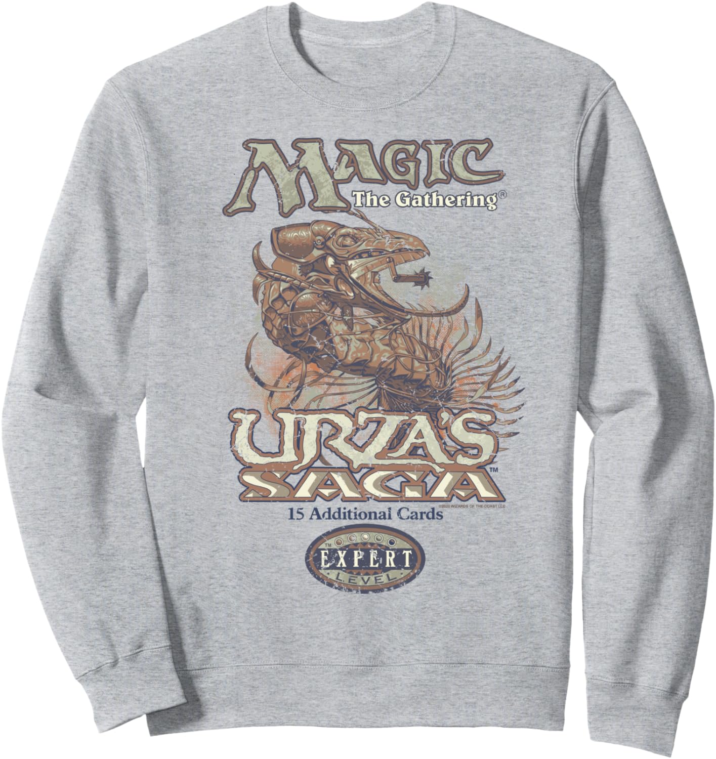 

Толстовка с логотипом Magic: The Gathering Urza's Saga, серый