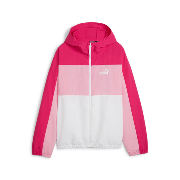 

Куртка oversized hooded windbreaker jacket 'pink' Puma, розовый