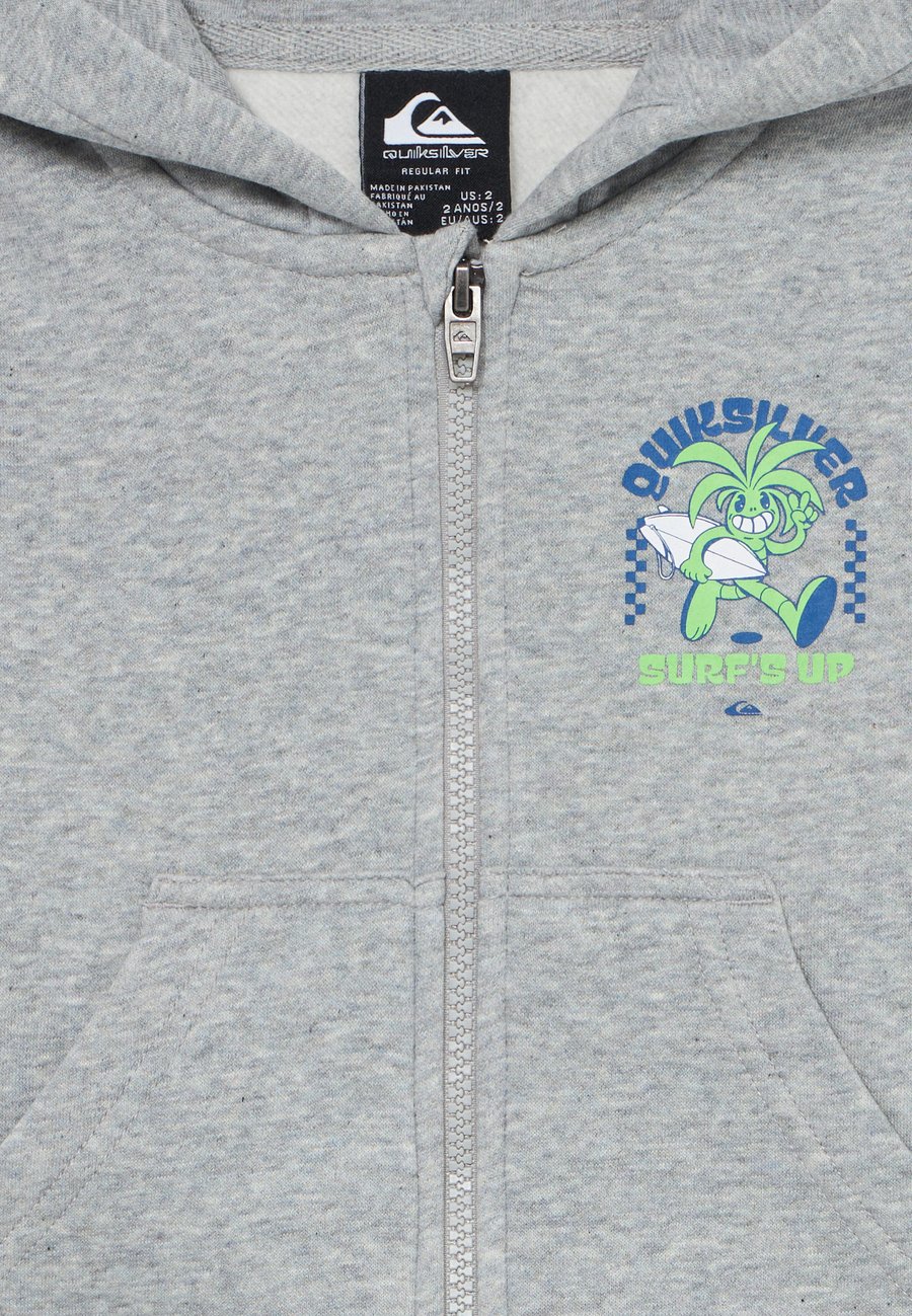 Худи Quiksilver GRAPHIC ZIP HOODIE UNISEX, Grey — фото 3