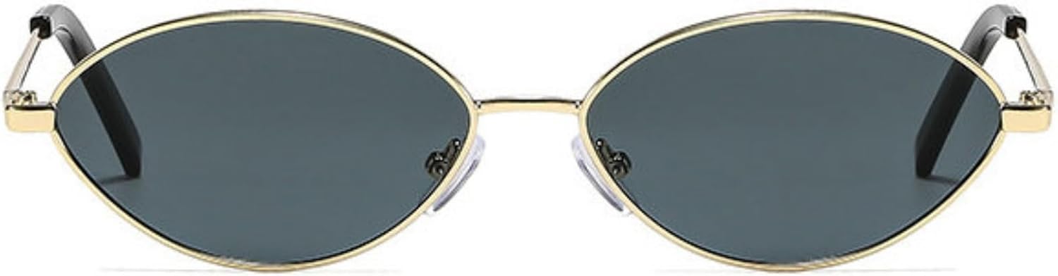 

Willochra Модные солнцезащитные очки в форме многоугольника и ромба для женщин, в стиле ретро, ​​панк, трендовые для мужчин, металлические, «кошачий глаз», солнцезащитные очки UV400, C2