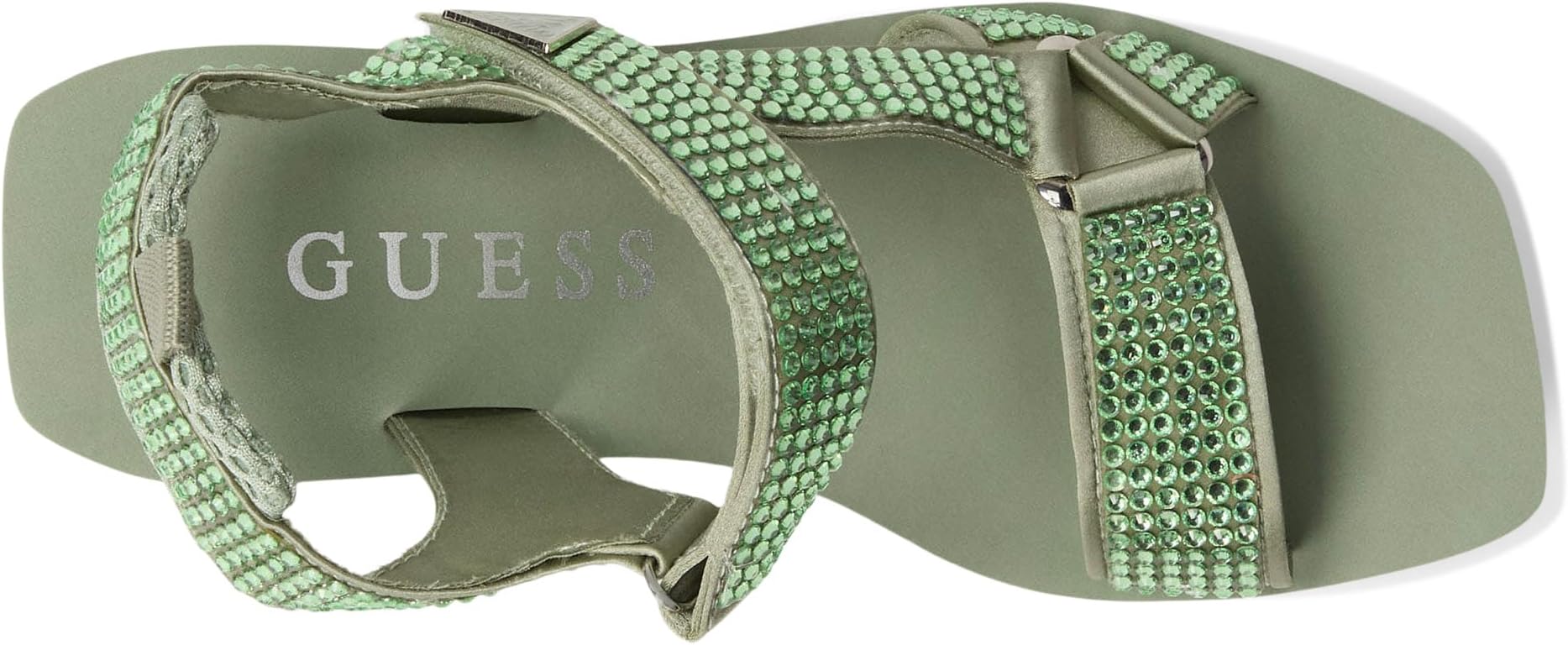 Сандалии GUESS Dawsin, цвет Light Green — фото 2