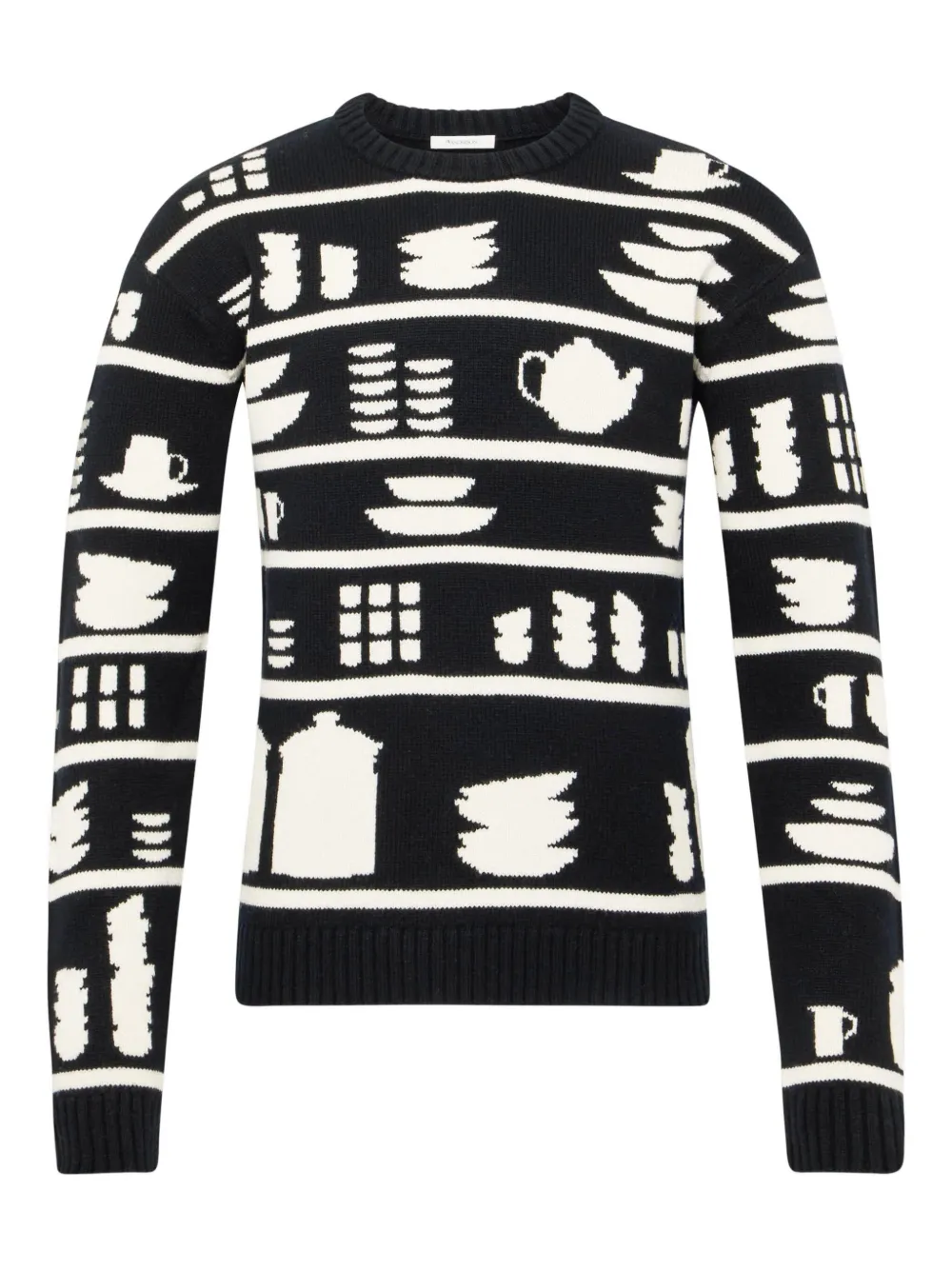 

Свитер с узором JW ANDERSON, черный