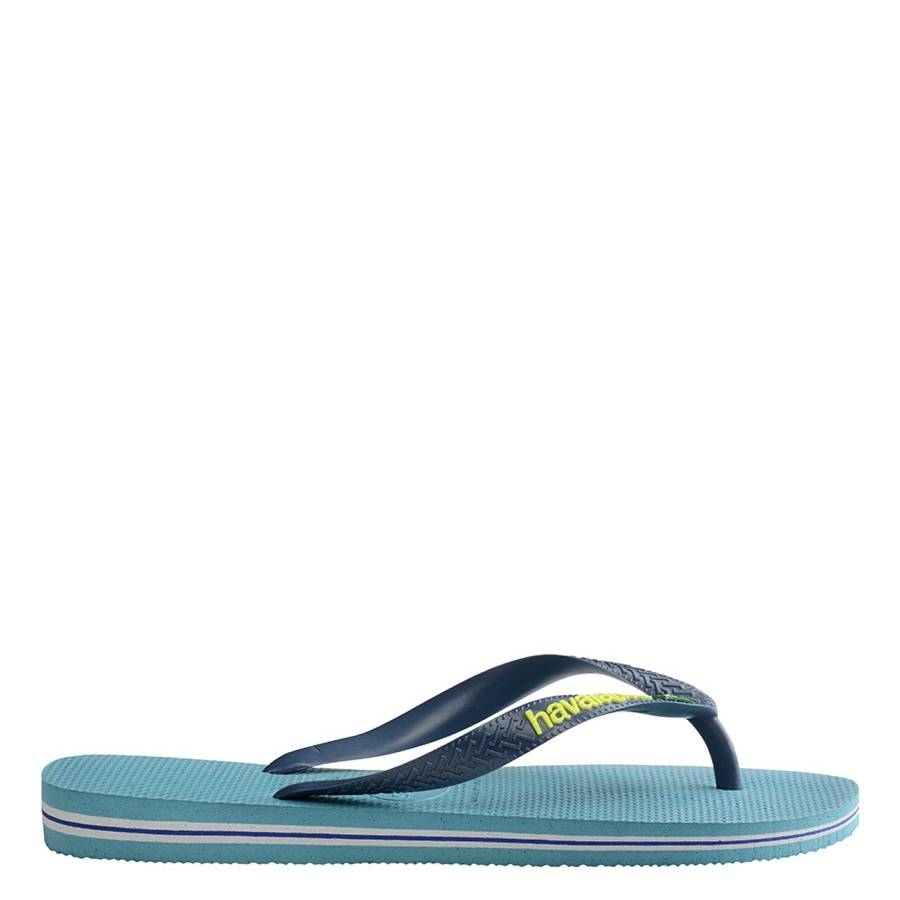 

Хаваианы Nautical Blue Brasil Логотип Шлепанцы Havaianas