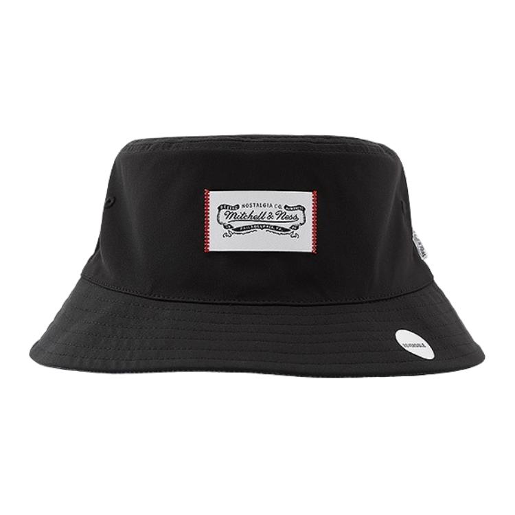 

Mitchell Ness Ковшовая шляпа Mitchell & Ness из полиэстера унисекс черная, Black
