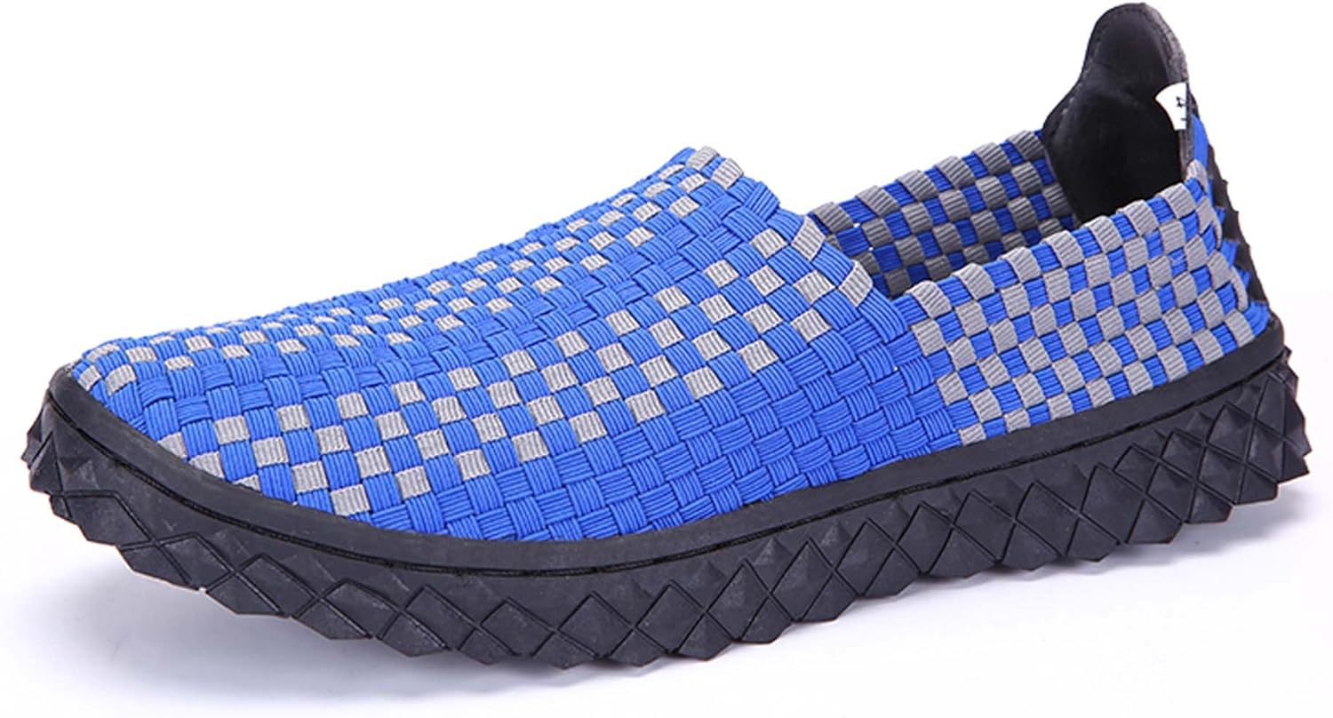 

Мужские повседневные прогулочные туфли, ручная работа, женские нескользящие балетки, удобная летняя дышащая обувь, модные кроссовки - удобные сандалии Generic, синий