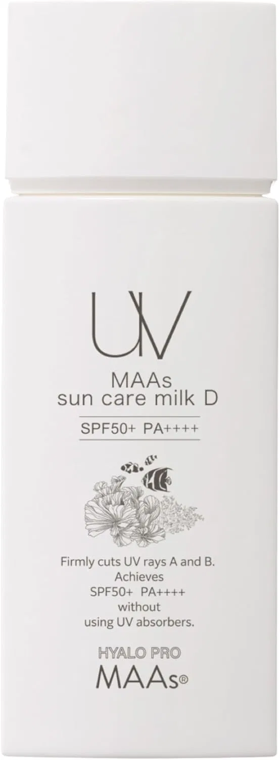 Солнцезащитное молочко MAAs SPF50+ PA+++ без УФ-абсорберов 50 мл