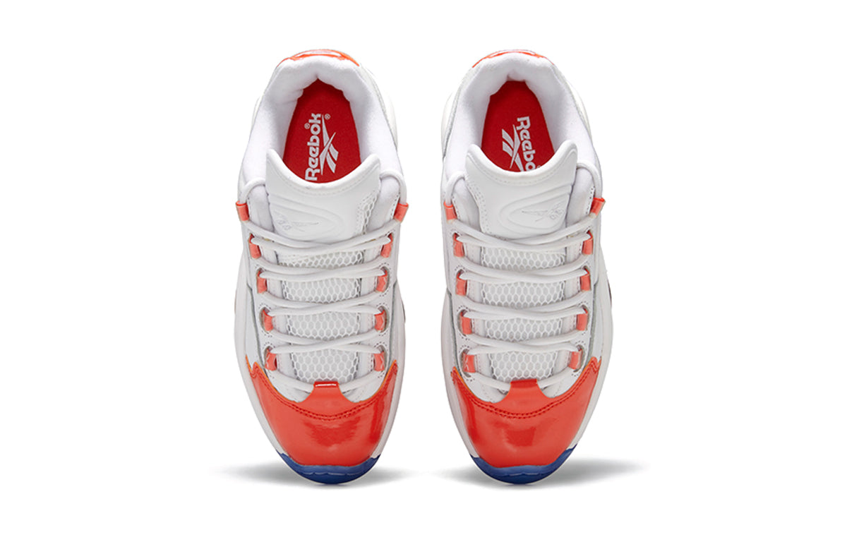 Кроссовки Reebok Question Patent Low J 'Vivid Orange' FY2344, белый — фото 4