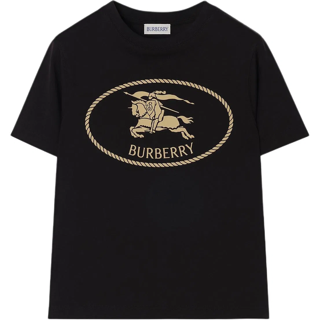 Футболка детская хлопковая Burberry Black