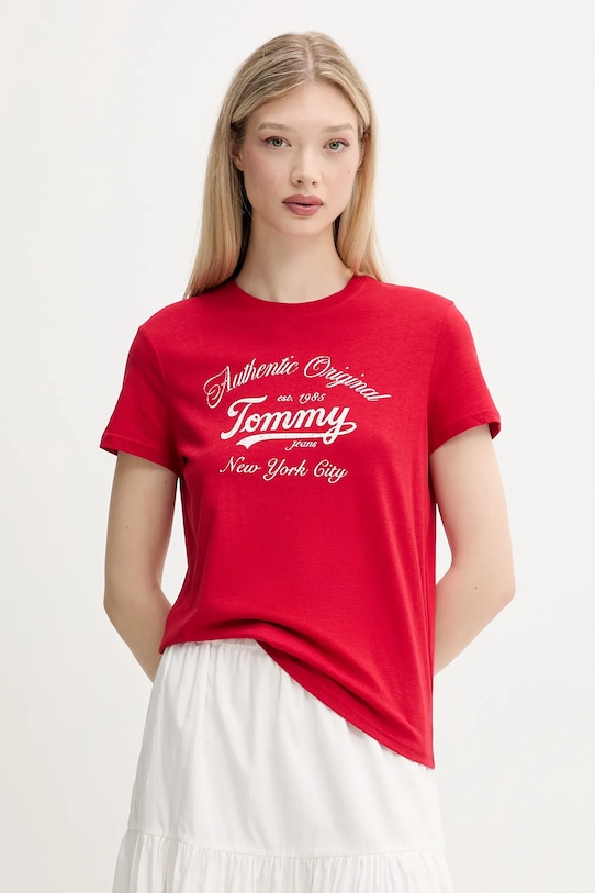 

Футболка Tommy Jeans, красный