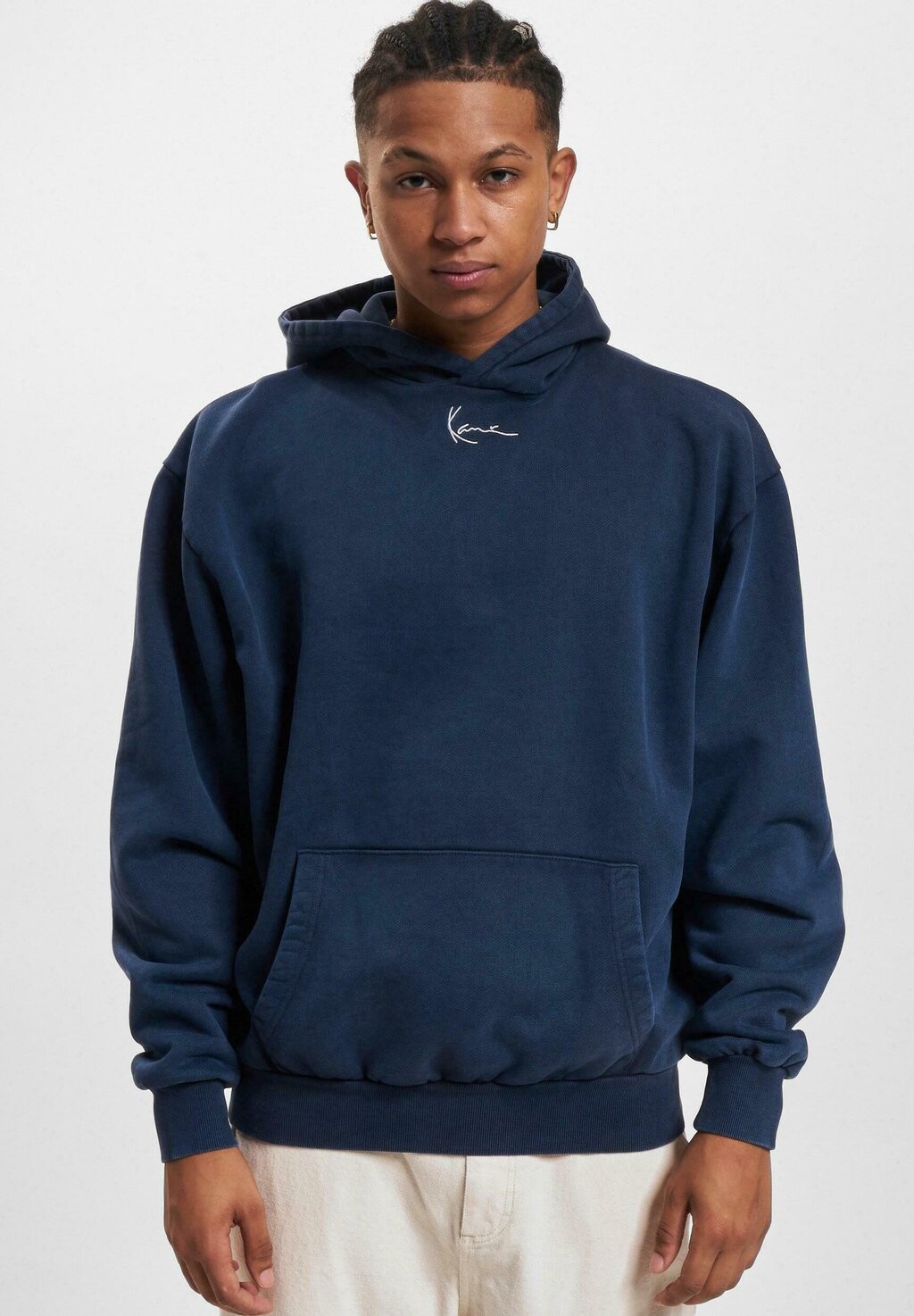 

Толстовка SMALL SIGNATURE OS HEAVY WASHED Karl Kani, темно-синий