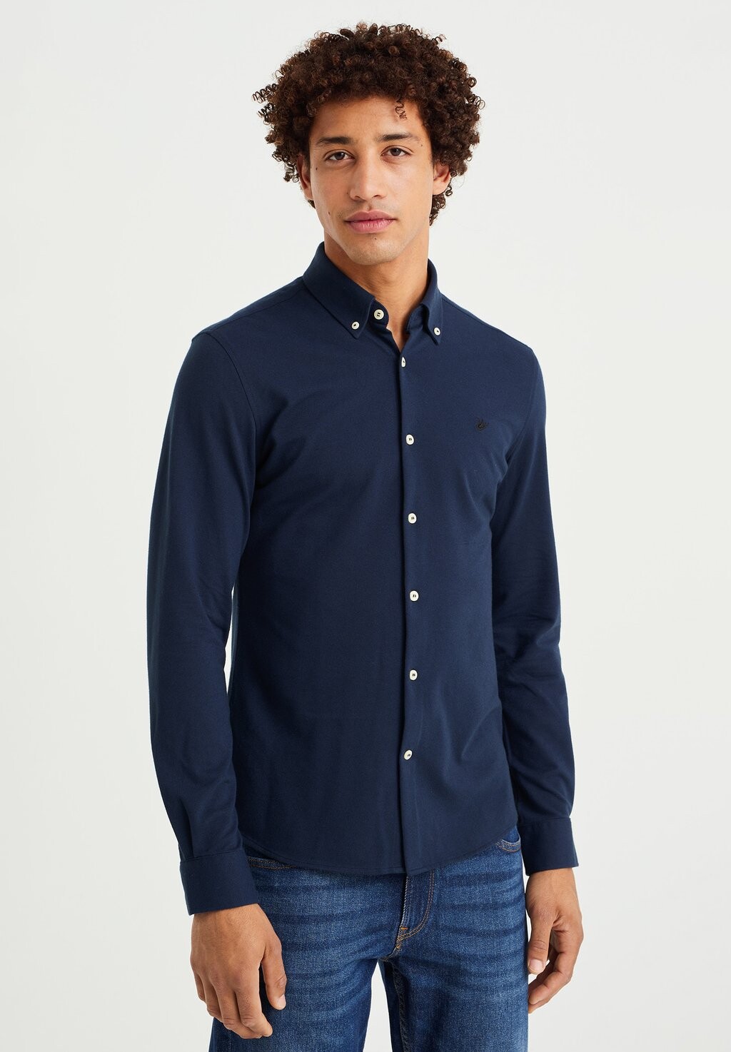 

Рубашка WE Fashion, цвет blue