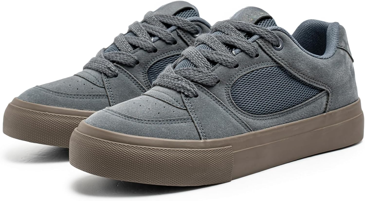 

Мужские кроссовки Netehadi из замши с вырезами, на платформе, шнуровкой, повседневные, низкие, дышащие, легкие, для ходьбы, тенниса и скейтбординга, синий