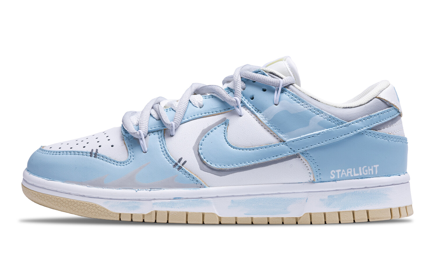 

Кроссовки Nike Dunk Skateboarding Shoes Men Low-top White/blue, голубой, Синий, Кроссовки Nike Dunk Skateboarding Shoes Men Low-top White/blue, голубой
